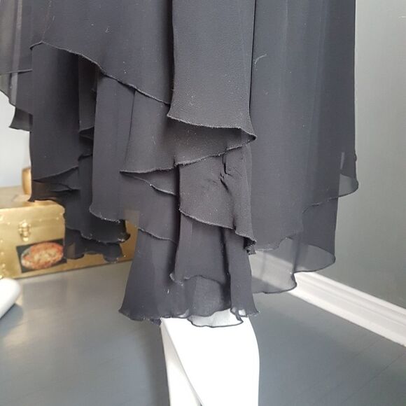 Marciano Sparkly Black Party Dress - Picture 4 of 7